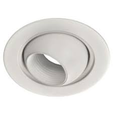 4 Inch White Eyeball Baffle Trim With White Baffle Is Ideal For Low Voltage Recessed Lighting Applications Whe Recessed Lighting Trim Baffled Recessed Lighting