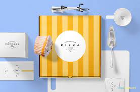 Download Pizza Packaging Mockup Free Psd Scene Zippypixels
