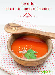 Recette De Soupe A La Tomate Facile Et Rapide Recette Recette Soupe Soupe Tomate Tomates