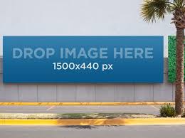 New Horizontal Banner Mockup In A Boulevard Try It Here Http Tinyurl Com Z768d8n Free Banner Indoor Banner Mockup Design