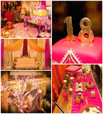 Theme 18th Birthday Decoration Ideas For Girls Royal Bollywood Themed 18th Birthday Party 18th Birthday Party 18th Birthday Party Themes 18th Birthday