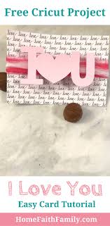 Last valentine's day, i made a card with my little ones feet, this year i decided to use her hands. Free Cricut Project I Love You Card Cricut Projects Cricut Free Cricut Crafts