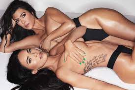 Kourtney Kardashian and Megan Fox Pose Topless for Racy SKIMS Campaign