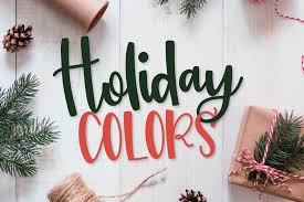 Download Holiday Colors A Script Print Font Trio For Christmas Today We Have A Huge Range Of Other Font Product Christmas Fonts Print Fonts Premium Fonts