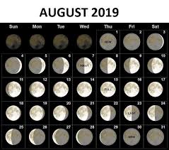 2019 Moon Phases Printable Calendar Full New Moon Calendarbuzz Moon Phase Calendar May Full Moon Moon Calendar