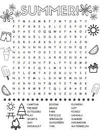 Want to save that color ink, or need to print enough word. Summer Word Search Puzzles Best Coloring Pages For Kids Summer Words Coloring Pages For Kids Summer Coloring Pages