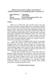 Maybe you would like to learn more about one of these? Perancangan Buku Cerita Anak Pop Up Tokoh Tokoh Wayang Berseri Seri Gatotkaca Its Repository