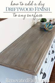 After applying the first coats of two different tones sand down well to reveal. Three Easy Steps To A Diy Driftwood Finish On Any Surface