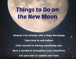 Thingstodonewmoon Jpg 596 464 New Moon New Moon Rituals Sage Smudging