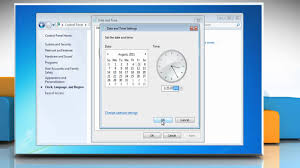 How To Change Date Time And Time Zone Settings In Windows 7