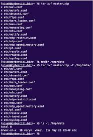 How To Unzip A Zip File Using The Linux And Unix Bash Shell Terminal