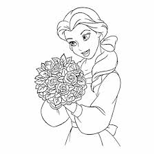 If so, these coloring pages will surely catch her fancy. Belle Disney Princess Coloring Pages All Round Hobby