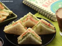 Tricolour Sandwich Recipe Indian Tricolour Sandwich Carrot Paneer Double Layered Sandwich Recipe Sandwich Recipes Indian Sandwich Recipes Recipes