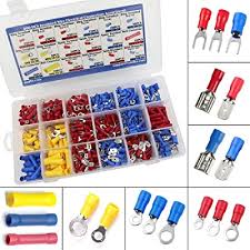 Free shipping over r1000 only for standard courier and within south africa. Buy 300 Pcs Insulated Wire Electrical Connectors Assortment Butt Ring Spade Quick Disconnect Crimp Marine Automotive Cable Terminals Online In South Africa B078pmwnjc