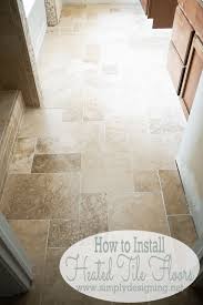 Whatever flooring option you use, consider going. Master Bathroom Remodel Part 7 How To Install Radiant Heated Tile Floors Simply Designing With Ashley