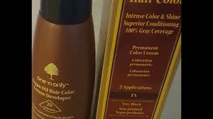 One N Only Argan Oil Permanent Hair Color Grey Coverage