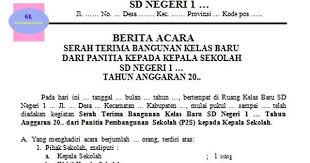 Contoh Berita Acara Kegiatan Sekolah Kumpulan Soal Pelajaran 8