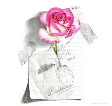 Drawing of a realistic rose has a variety pictures that partnered to find out the most recent pictures of drawing of a realistic rose here, and as well as you can get the pictures through our best drawing of a realistic rose collection. Drawing Realistic Flower Drawing Colour Pencil