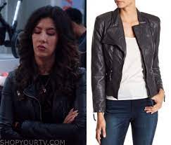 Detective in brooklyn's 99th precinct, comes into immediate conflict with his new commanding officer, the serious and stern captain ray holt. Brooklyn Nine Nine Season 7 Episode 12 Rosa S Leather Jacket Shop Your Tv