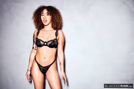 Kira Perez worships her dates majestic black shaft