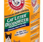 Polvo desodorante para arena para gatos