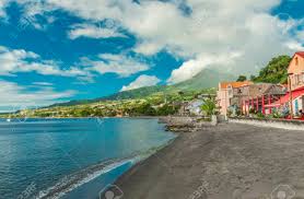 Thu, 10 jun 2021, 06:36. View Of Saint Pierre On Martinique Island And Mount Pelee Volcano Stock Photo Picture And Royalty Free Image Image 137790635