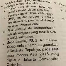 Berikut adalah contoh konjungsi dan penjelasannya mulai dari konjungsi intrakalimat, antar kalimat, temporal, kausalitas, dll. 4 Kalimat Konjungsi Temporal Adalah Brainly Co Id