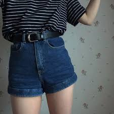 Summer Would Be Great 90s Fashion Outfits Retro Outfits Outfits With Leggings Shorts, denim, denim shorts, summer, tumblr, grunge.