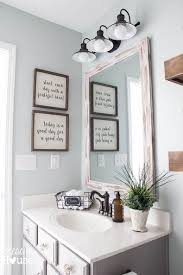 Make Your Own Farmhouse Bathroom Yourself Modern Farmhouse Bathroom Bathroom Makeover Bathroom Decor