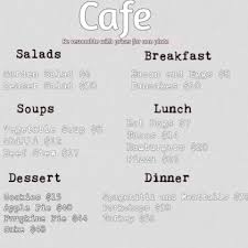 Bloxburg cafe picture id's (working 2018) hey guys today i'm showing you all of roblox bloxburg picture id's i could find thx for. New Bloxburg Cafe Menu Roblox