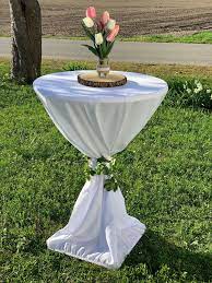 deko stehtisch hochzeit stehtischhussen stehtisch hochzeit deko