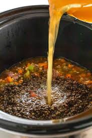 Lentil chili made in the slow cooker. Crock Pot Lentil Soup Recipe The Recipe Critic
