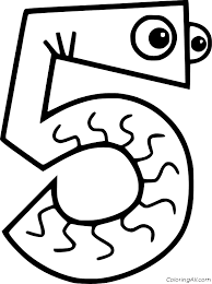 For boys and girls, kids and adults, teenagers and toddlers, preschoolers and older kids at school. Number 5 Coloring Pages Coloringall