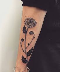 These Birth Flower Tattoos Will Make You Forget About Your Zodiac Sign Birth Flower Tattoos Chrysanthemum Tattoo Tattoos For Women Small Meaningful