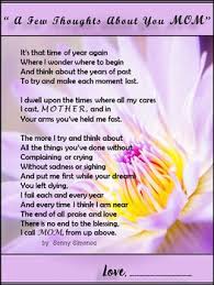 Birthday Paragraph For Mom In Spanish Two Poems For Mother S Day A Few Thoughts About You Mom Mothers Day Poems Mother Poems Poems