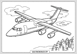 Dibujos De Aviones Para Colorear