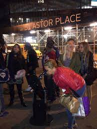Lights Out Guerrilla Telescopes Turn That Sh T Up With Sidewalk Astronomer Of Nyc Telescopes Nyc Turn Ons