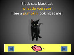 What/who is in the photo (кто/что изображен(о)). Black Cat Black Cat What Do You See Kathleen Blackwelder Ppt Download