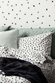 Black And White Duvet Cover Double Parure De Couette A Pois Wit Dekbed Bed Sets Dekbedset