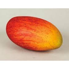 Mangue Artificielle Fruit Exotique Factice Longueur13 Cm Fruits Exotiques Mangue Fruit