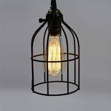 Bar Lighting Hanging Pendant Lights Custom Design Industrial Etsy Cage Pendant Light Lamp Caged Lamp