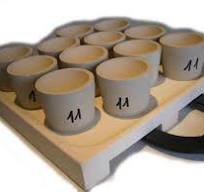 Cupel trays and fusion furnace floor tiles | Fire Assay