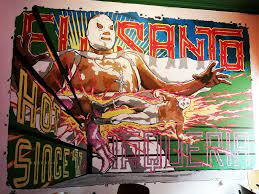 El salto mexican restaurant provides authentic mexican cuisine in a unique and pleasurable dining experience, with 3 locations in maryland. Awesome El Santo Mural In A Mexican Restaurant In Groningen Holland Squaredcircle