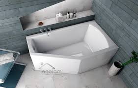 Raumspar badewanne lara 160, 170, 175 mit wannenträger und trio trapezwanne. Badewanne Eckbadewanne Raumsparwanne Selena 160 X 90 Cm Rechts Ecolam