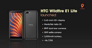 HTC Wildfire E1 Lite with Helio A20 ...