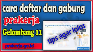 Cara daftar prakerja gelombang 15. Cara Daftar Dan Gabung Prakerja Gelombang 11 Youtube