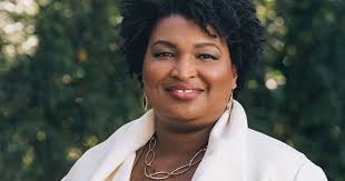 Stacey Abrams warns of autocracy and voter suppression, doesn't rule out  another run