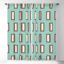 Maybe you would like to learn more about one of these? Chad Pattern Turquoise And Brown Blackout Curtain By Tony Magner Society6