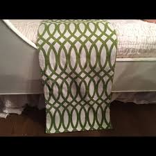 Decorpad is a source for decorating, renovating and home building! Other Z Gallerie Green White Table Runner Poshmark