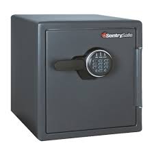 Insert a 9 volt battery into slot. Digital Fire Safe Sf123es Sentrysafe